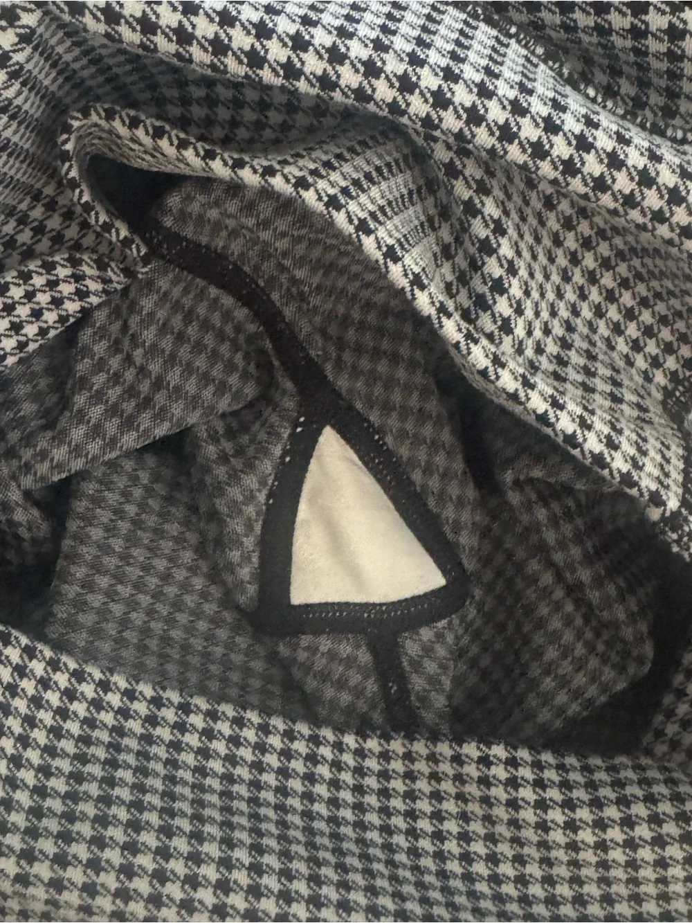 ALO Yoga Houndstooth High Waist Leggings Black White Stretch Yoga Pants Small